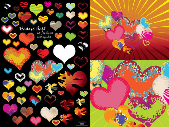love heart sweets background. Hearts compilation wallpapers