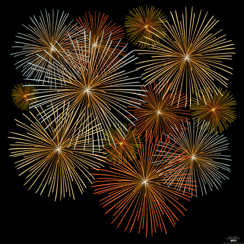 Free Fireworks Clipart. Fireworks Vector