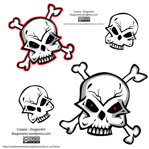 Skull design useful as clipart or design element Have fun using