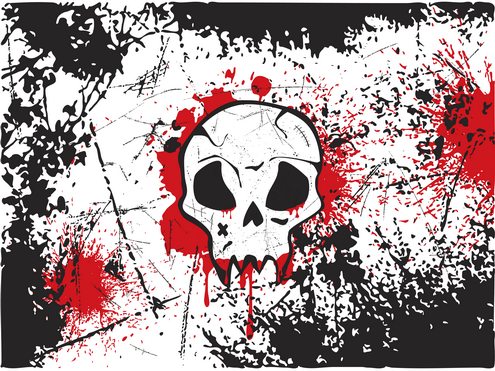 skulls wallpaper. _Vector - Skull Wallpaper