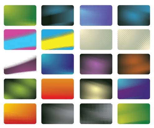 business cards backgrounds. 20 Halftone Business Cards 2